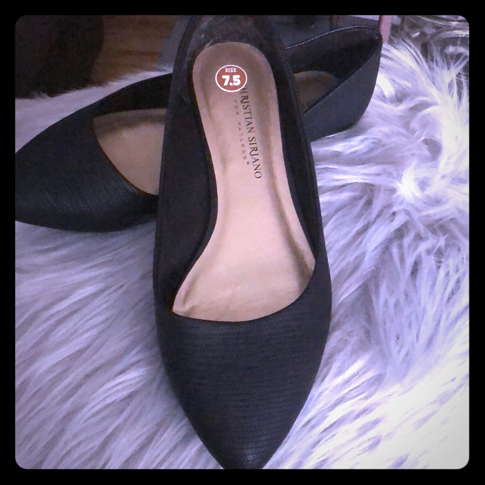 Christian Soriano New black flats size 7.5